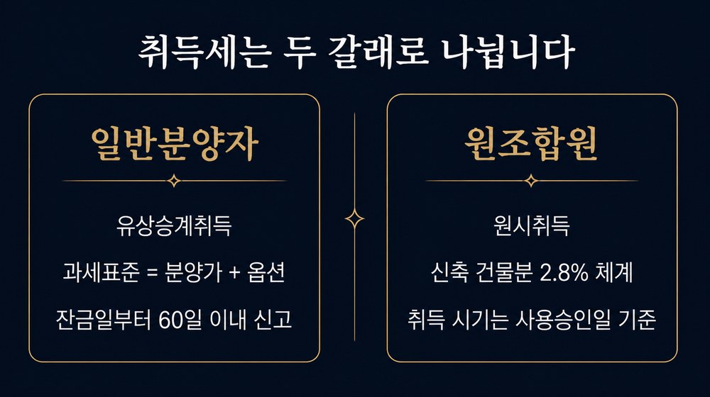 상가 취득세는 주택과 세율 체계가 다르며 잔금일부터 60일 이내 신고합니다